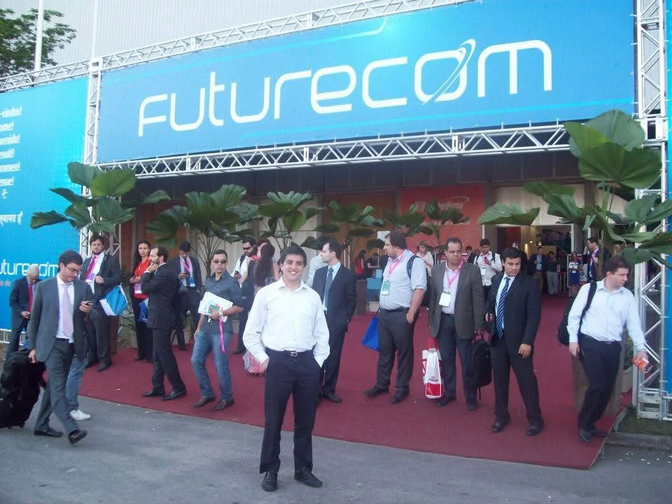 Cristian representando a Telefónica en Futurecom